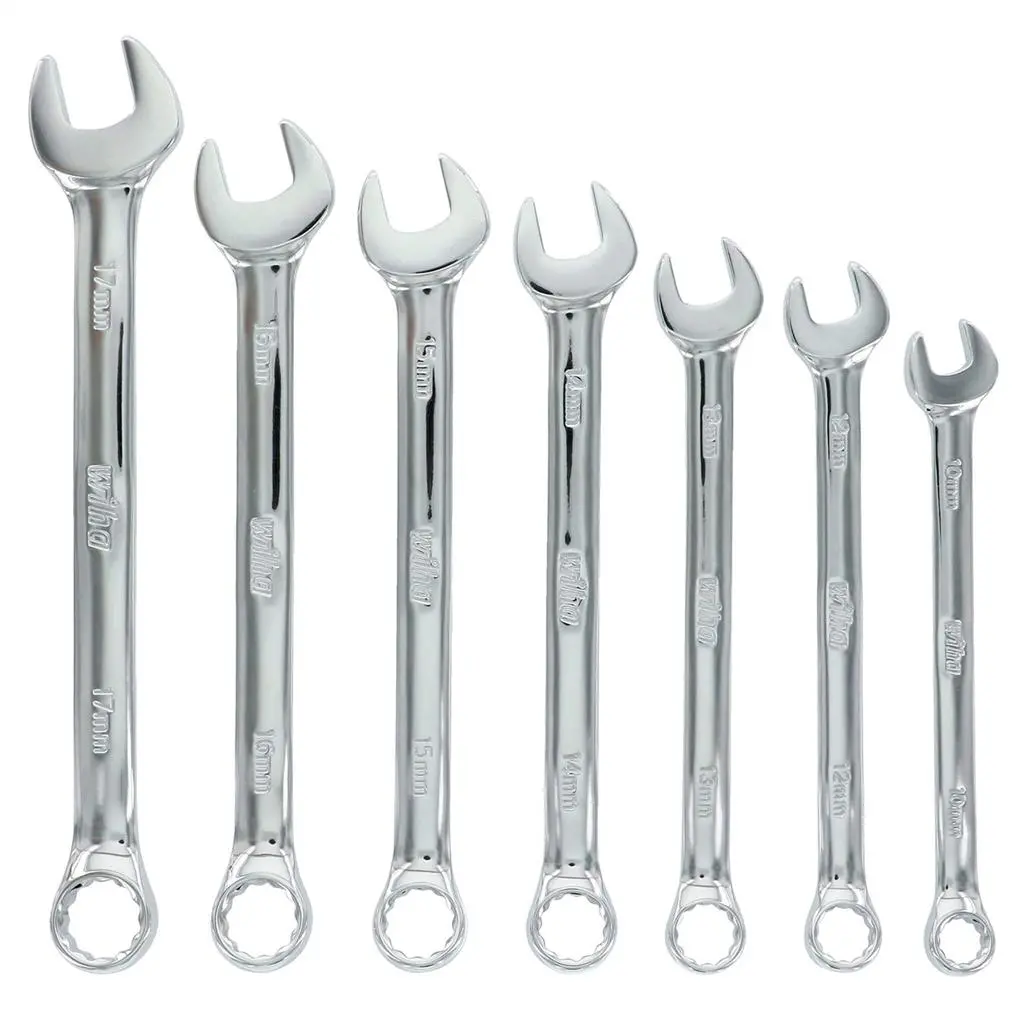 Wiha 30490 Metric Combination Wrench Set (7-Piece) 1
