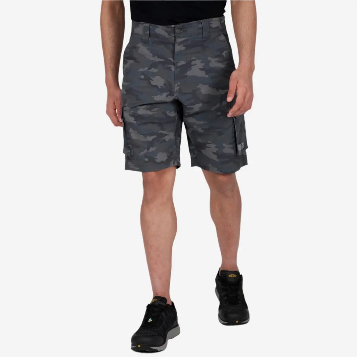 Duradrive Invicta Cargo Work Shorts - Grey Camo 2