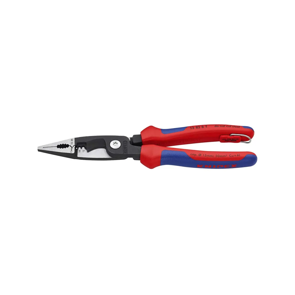 Knipex 13 82 8 8 In. Electrical Installation Pliers 1
