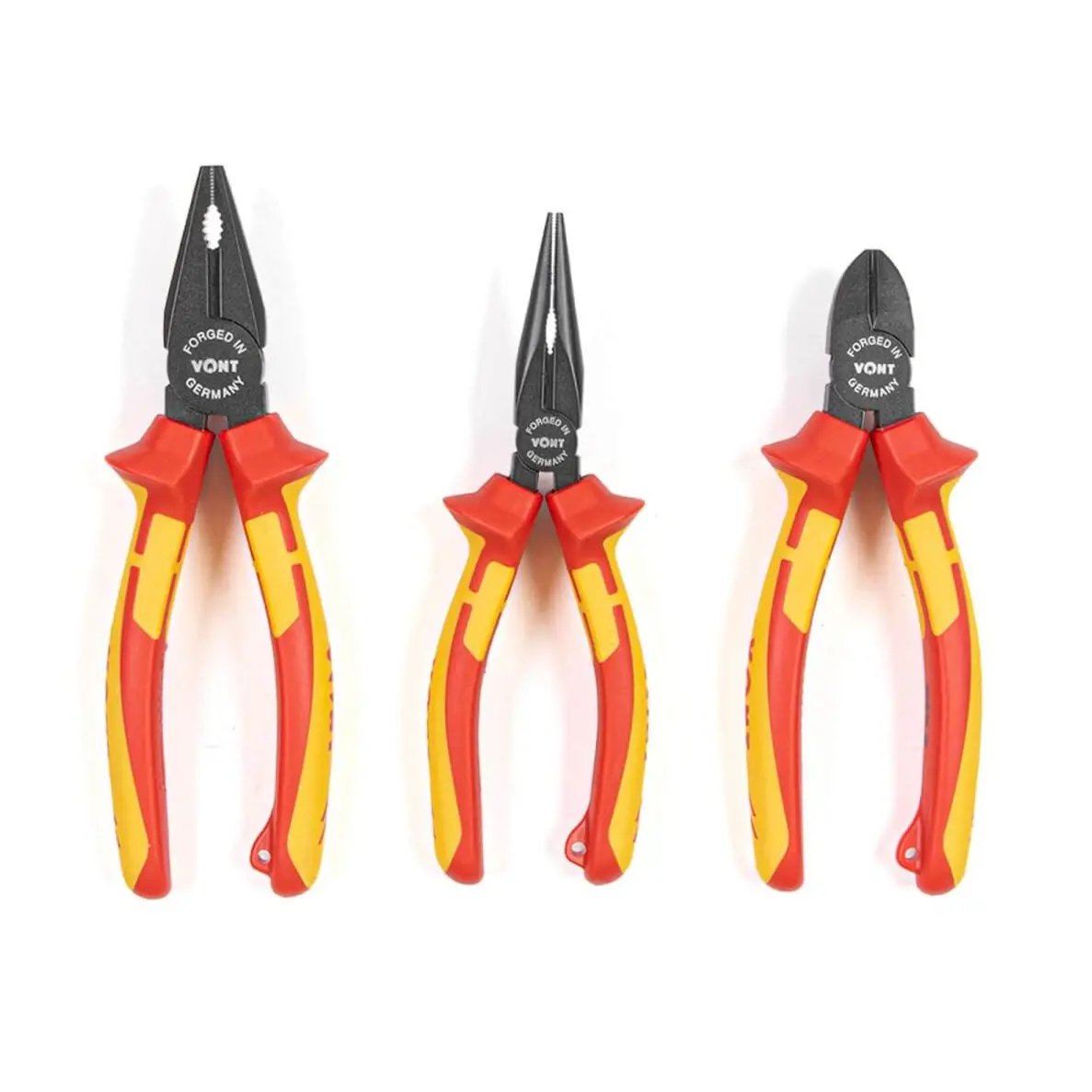 Vont Insulated Pliers & Cutters Set (3-Pieces) 1