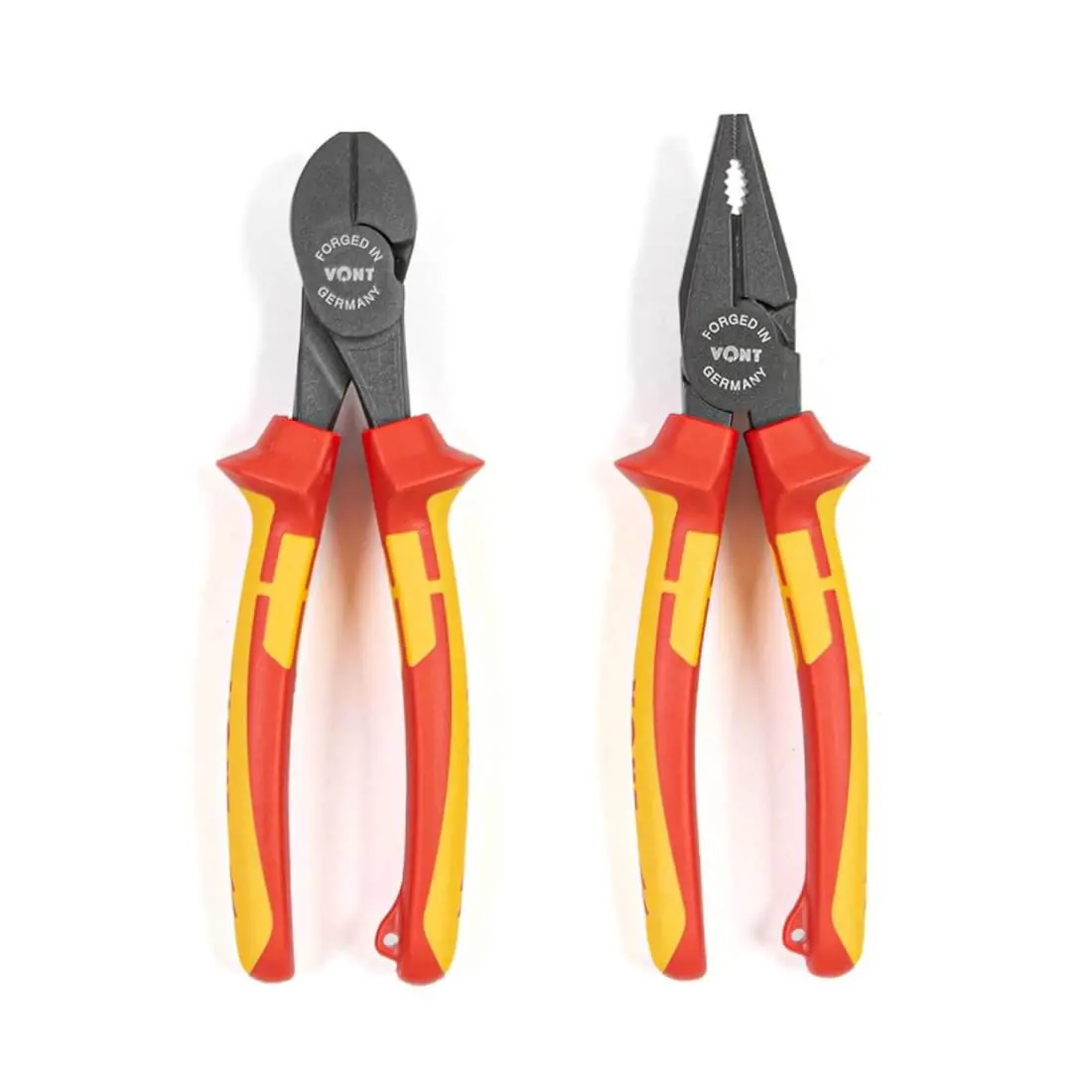 Vont Insulated High Leverage Pliers & Cutters Set (2-Pieces) 1