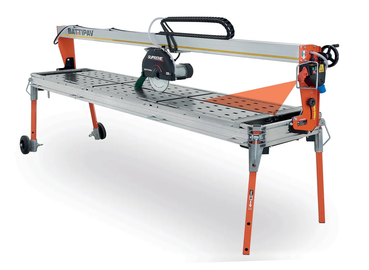 Battipav 150S Supreme 12-In. Tile Rail Bridge Saw 1