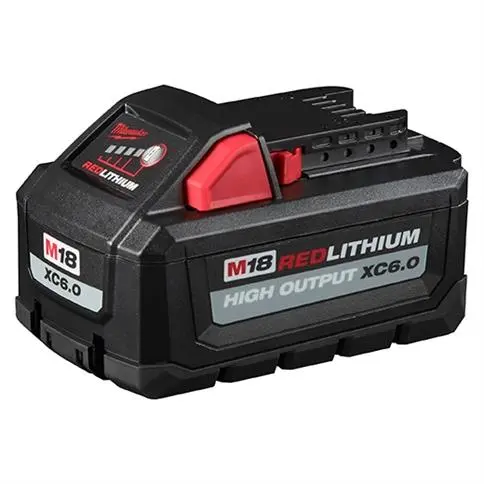 Milwaukee 48-11-1865 M18 Redlithium High Output Battery Xc6.0 1