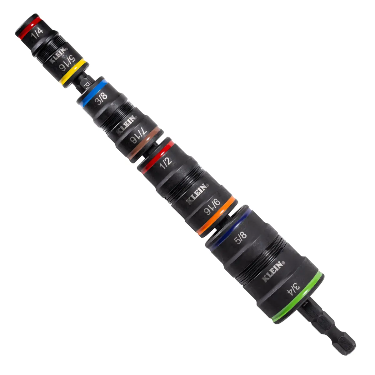 Klein 32934 9-In-1 Impact Rated Flip Socket Set 1