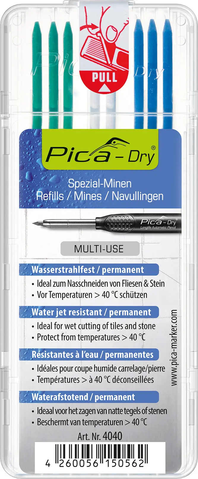 Pica Dry Water Resistant Permanent Refill (8-Piece) 1