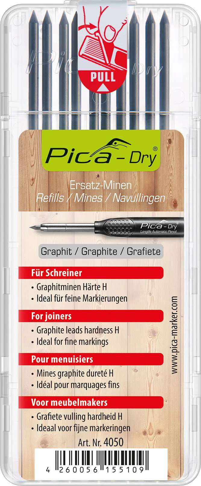 Pica Dry Joiners And Carpenters Refill (10-Piece) 1