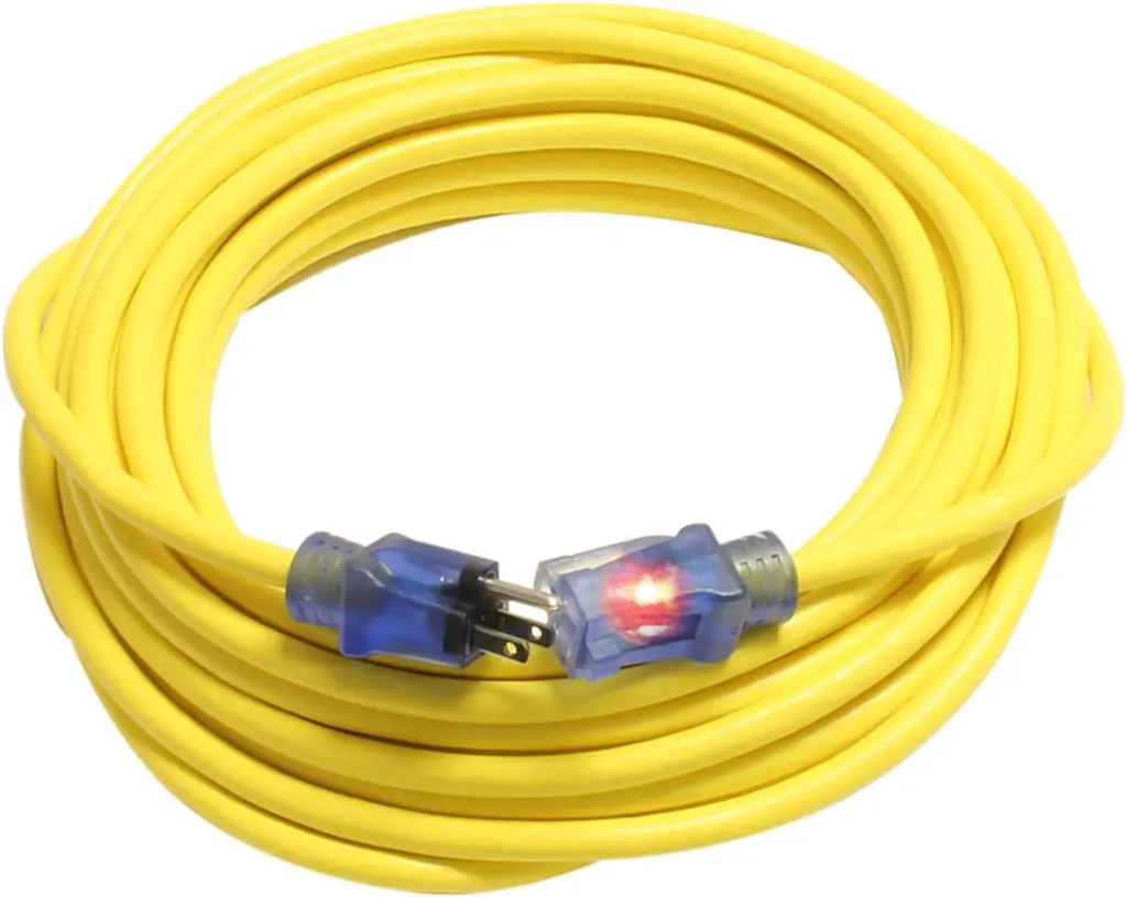 Century Wire & Cable Pro Star® D11712100yl 15 A 125 V 1875 W 100 Cord 100 Ft Heavy Duty Sjtw Extension Cord 1