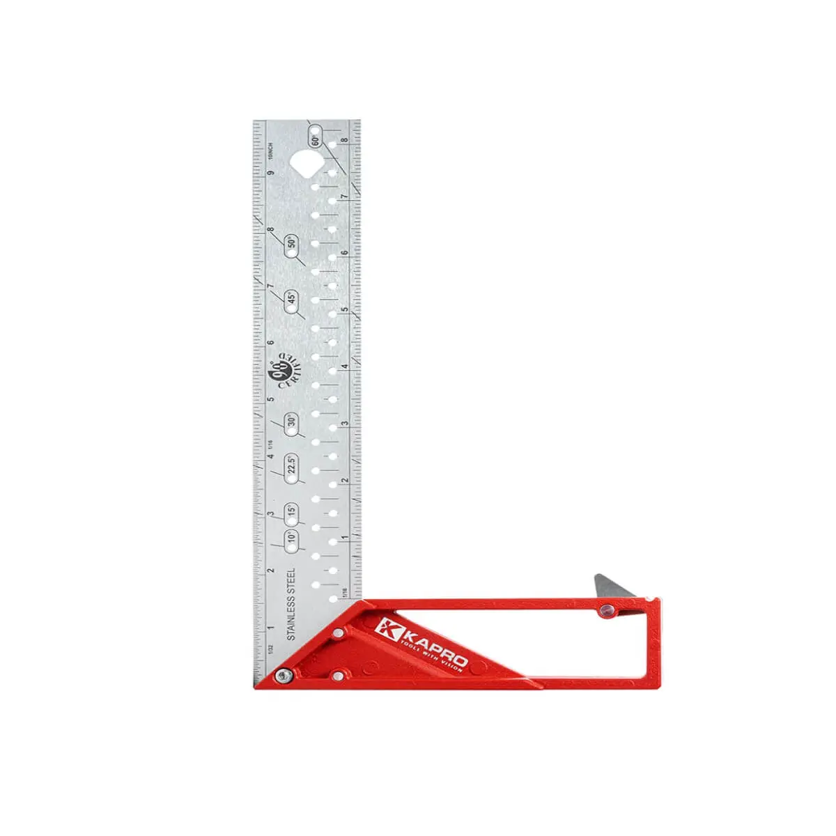 Kapro Ledge-It 10 In. Stainless Try Square 1
