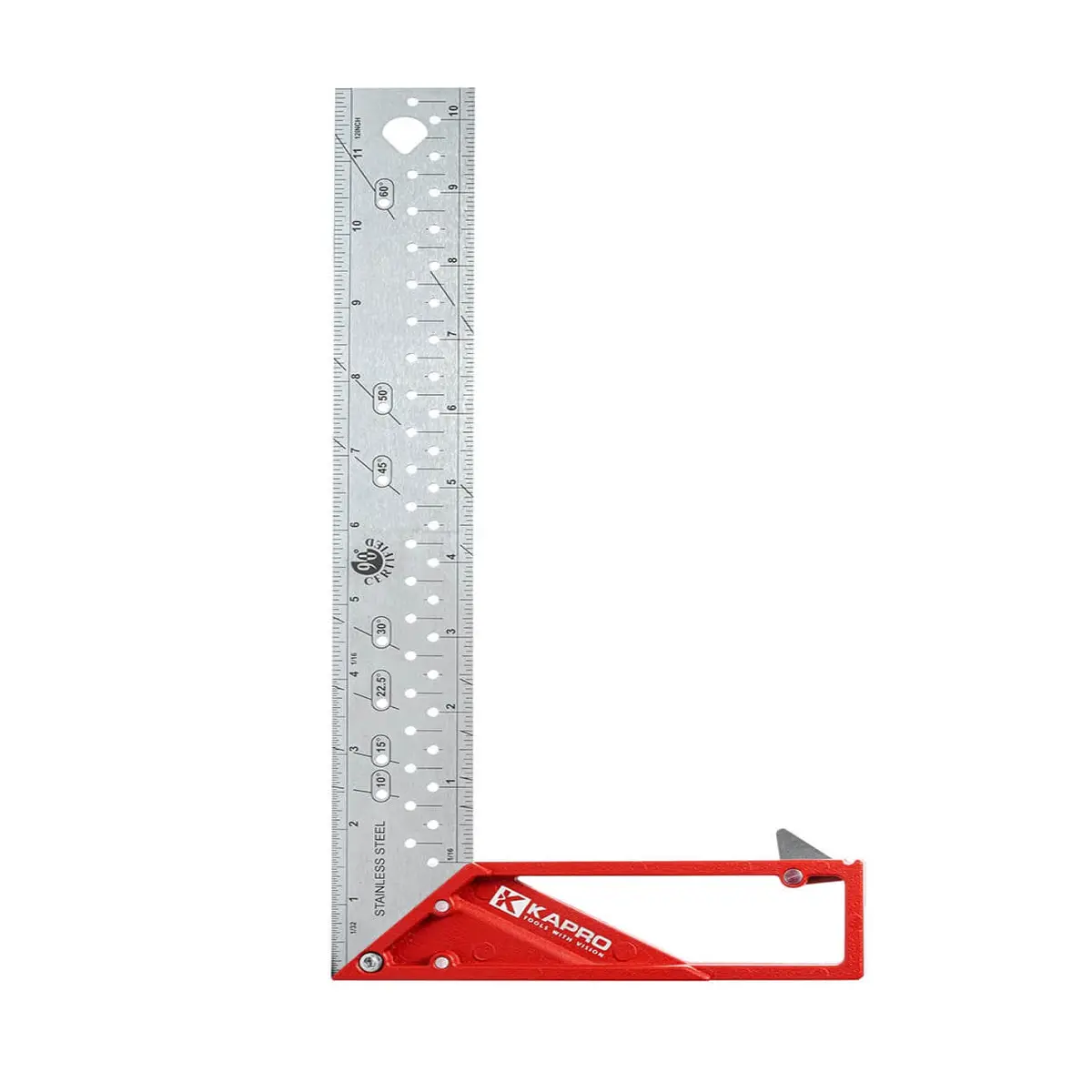 Kapro Ledge-It 12 In. Stainless Try Square 1