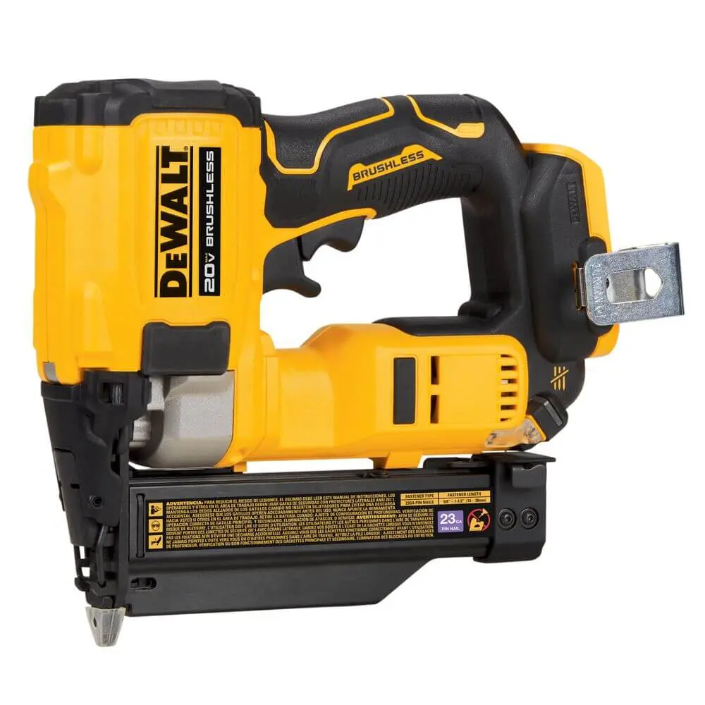 Dewalt Dcn623b Atomic 20-Volt Max Brushless Cordless 23 Ga. Pin Nailer (Tool Only) 1