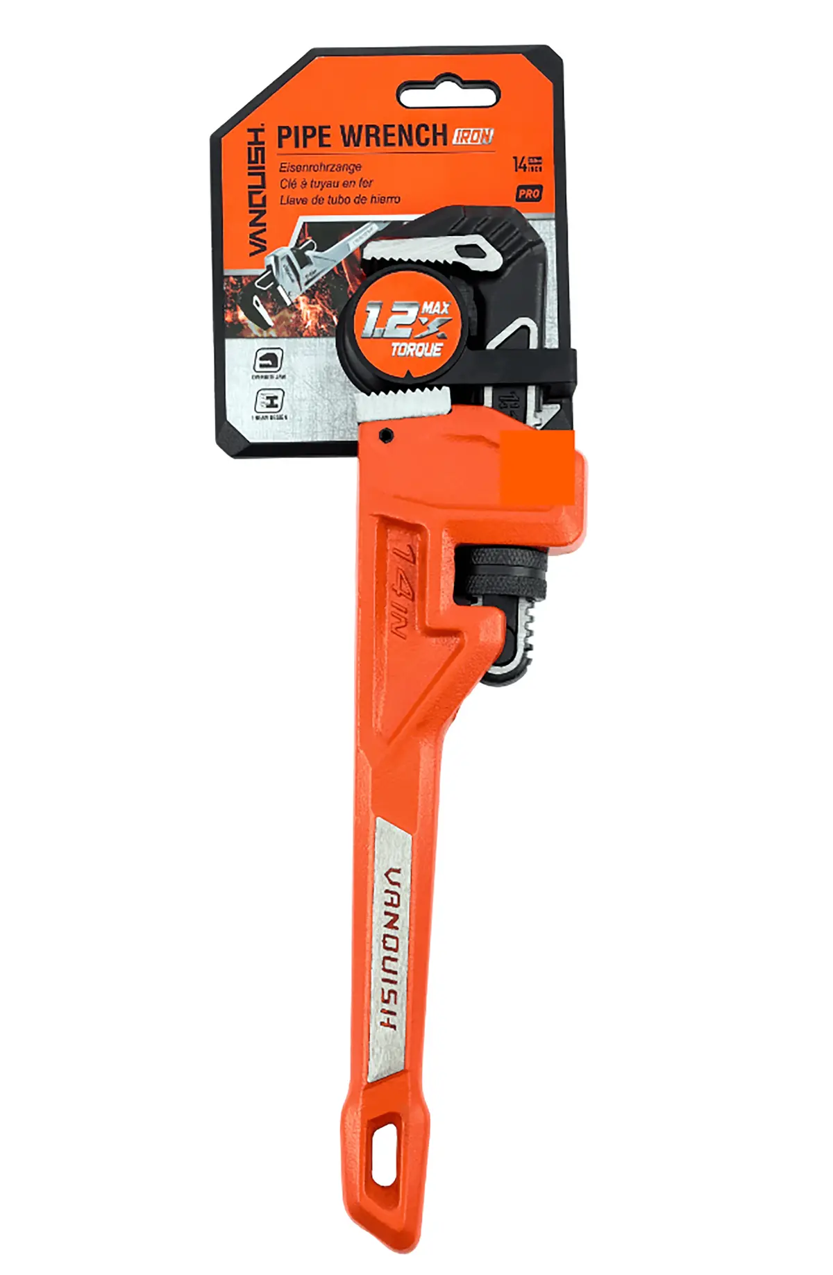Vanquish 3631 Cast Iron Pipe Wrench 14-Inch 1