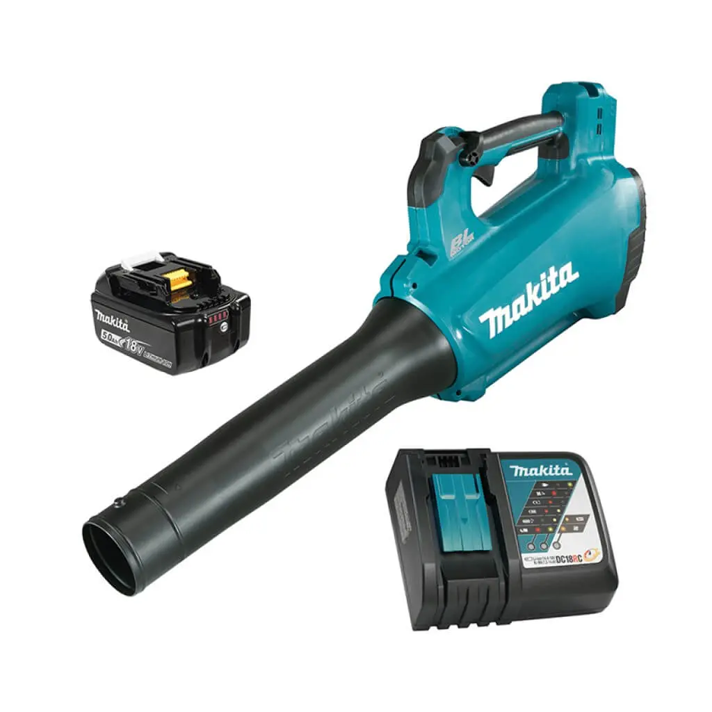 Makita Dub184rt 18V Lithium-Ion 5.0Ah Brushless Turbo Blower Kit 1