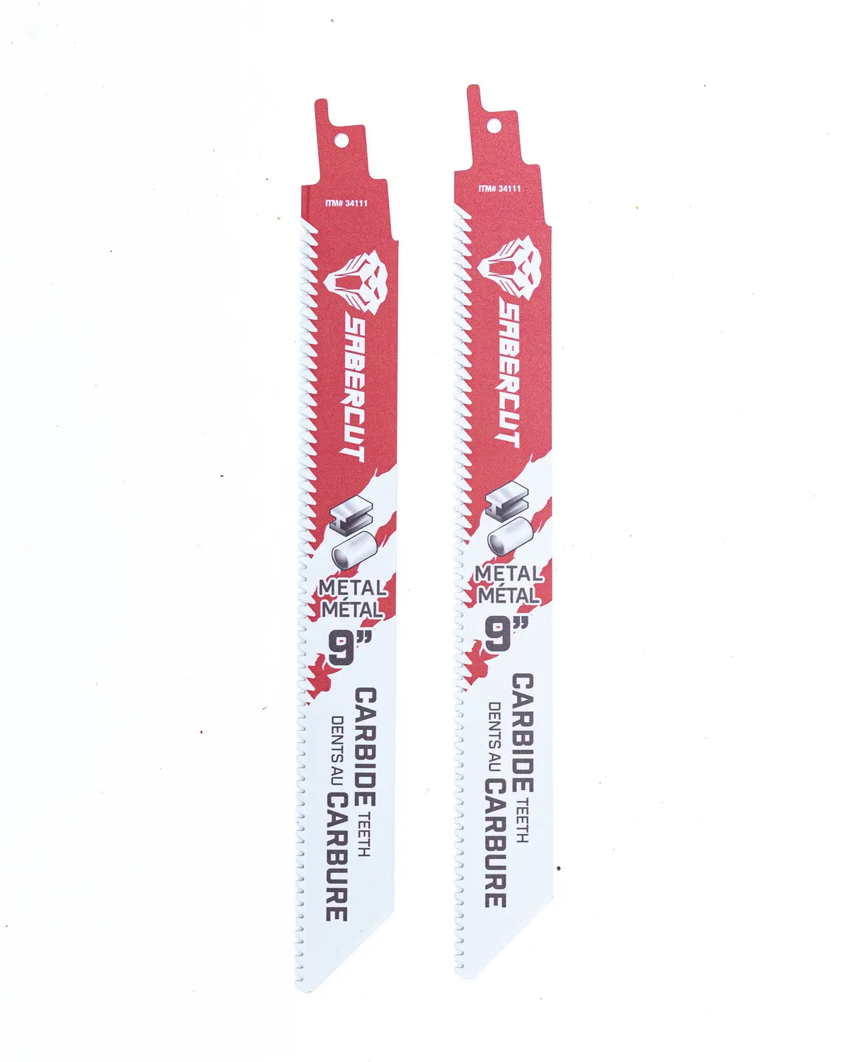 Sabercut Red Label 9 In. Thick Metal Carbide Reciprocating Saw Blade (2-Pack) 1