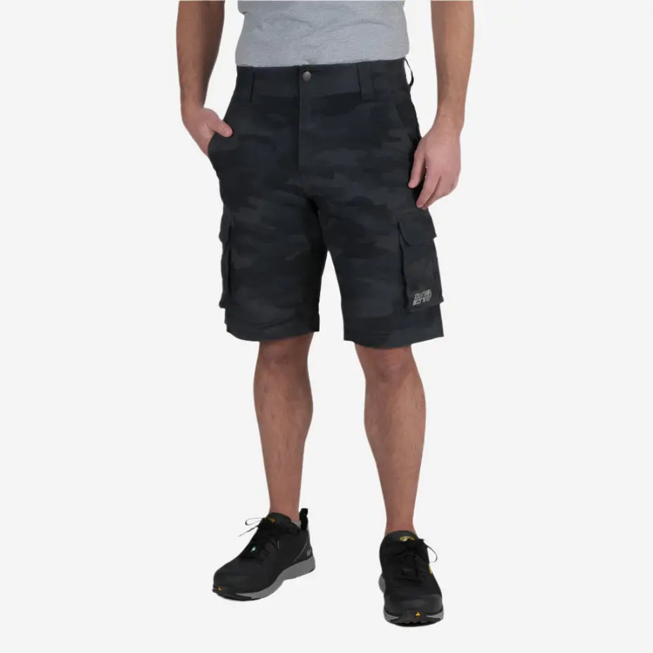 Duradrive Invicta Cargo Work Shorts - Dark Camo 1