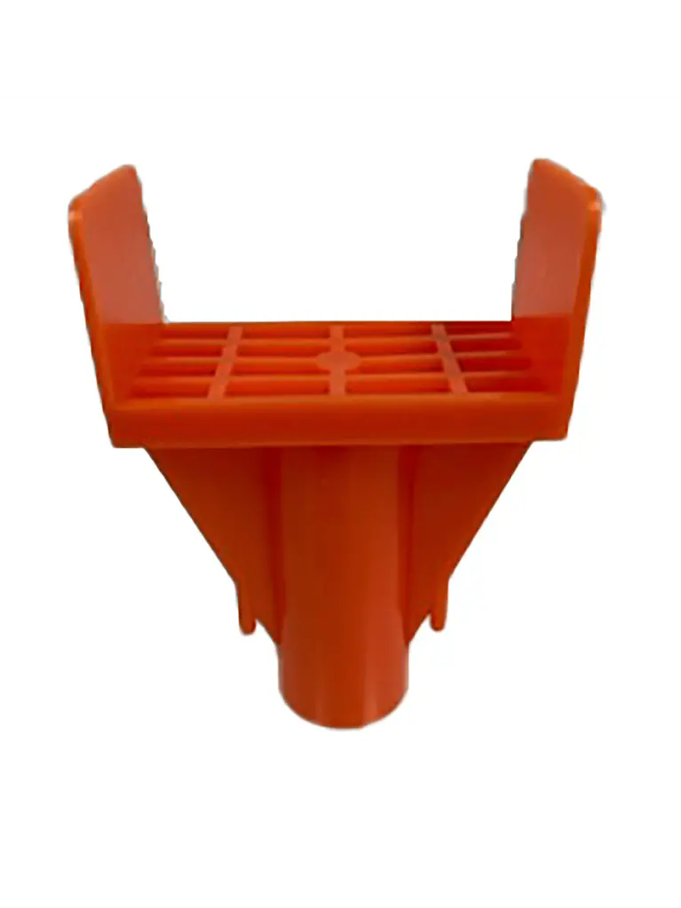Art Mould 2X4 Rail Cap For 10-30Mm Rebar, Orange (50-Pack) 1