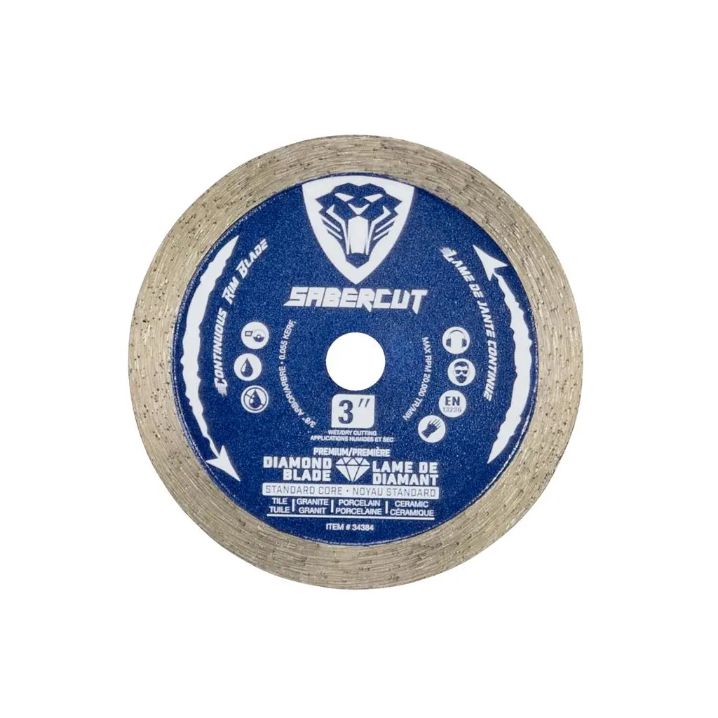 Sabercut 3 In 3/8 In 20000 Rpm Diamond Blade 1