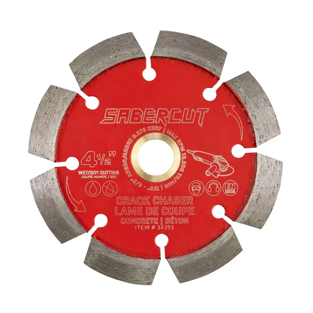Sabercut 4-1/2 In Pro Crack Chaser Diamond Blade 1