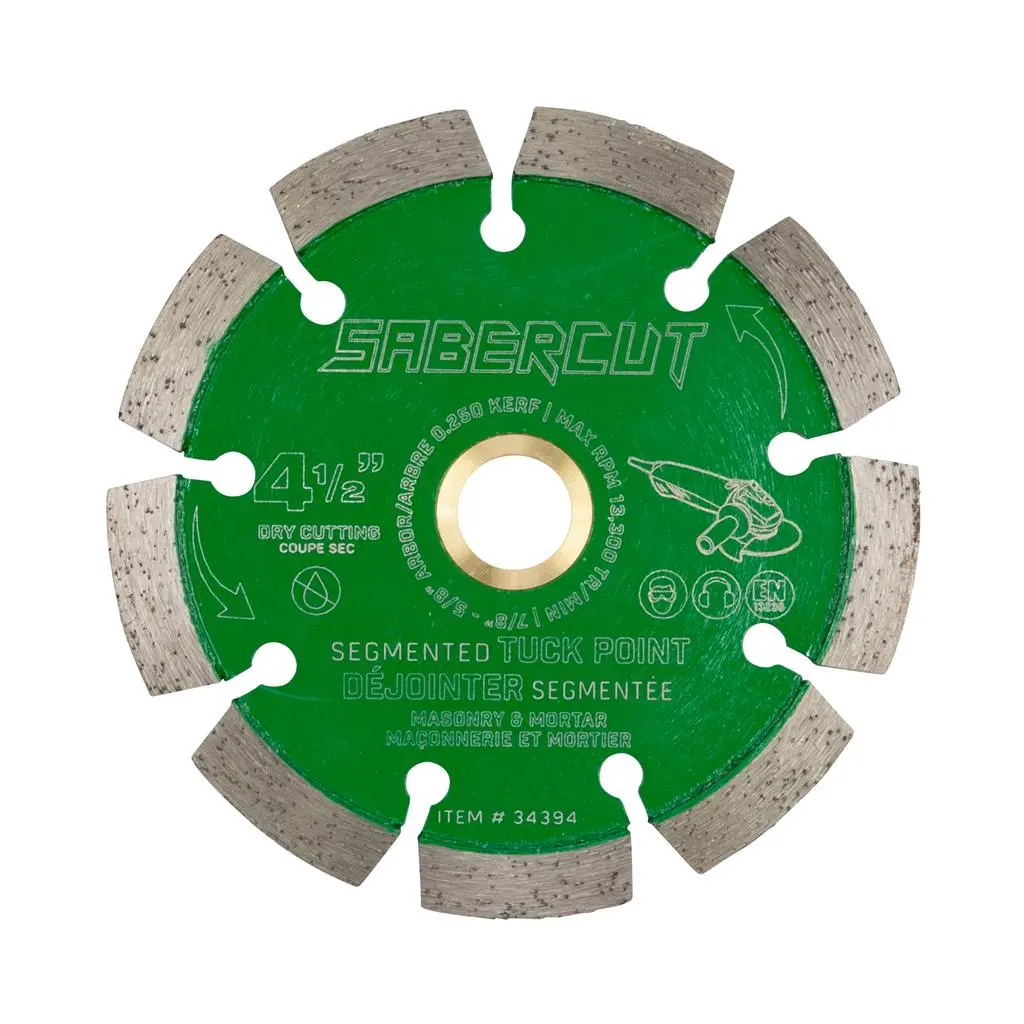 Sabercut 4-1/2 In Tuck Point Diamond Blade 1
