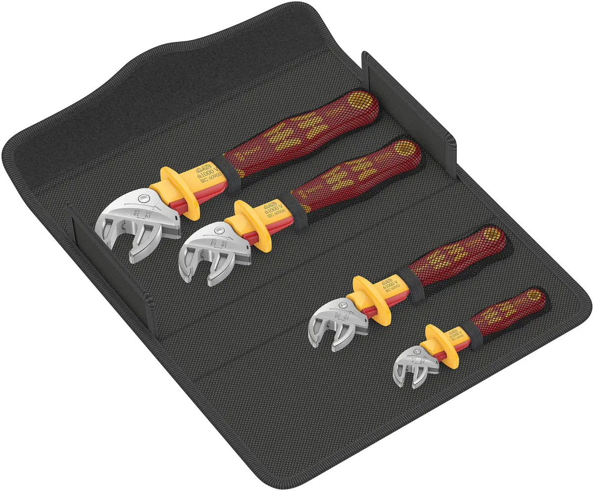 Wera 05020170001 6004 Joker Vde Self-Setting Wrench Set 4-Pieces 1