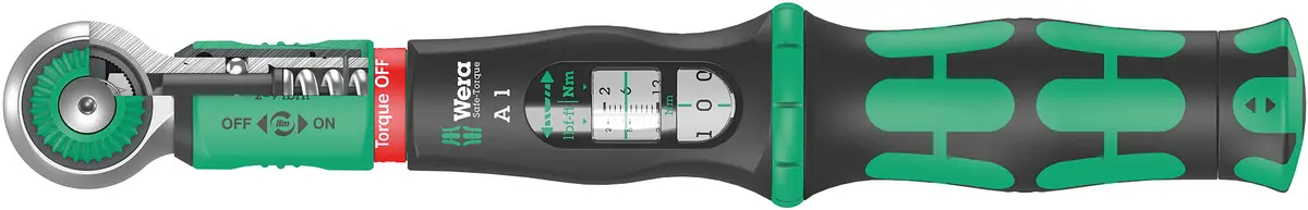 Wera 05075800001 Safe-Torque A 1 Wrench 1/4In Square Head 1
