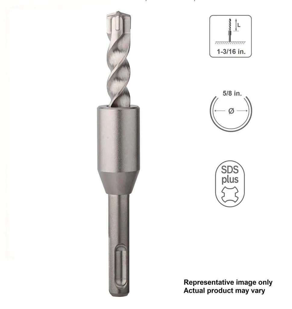 Sabercut 5/8 In 1-3/16 In Carbide Tipped Steel 3-Cutter Stop Bit 1
