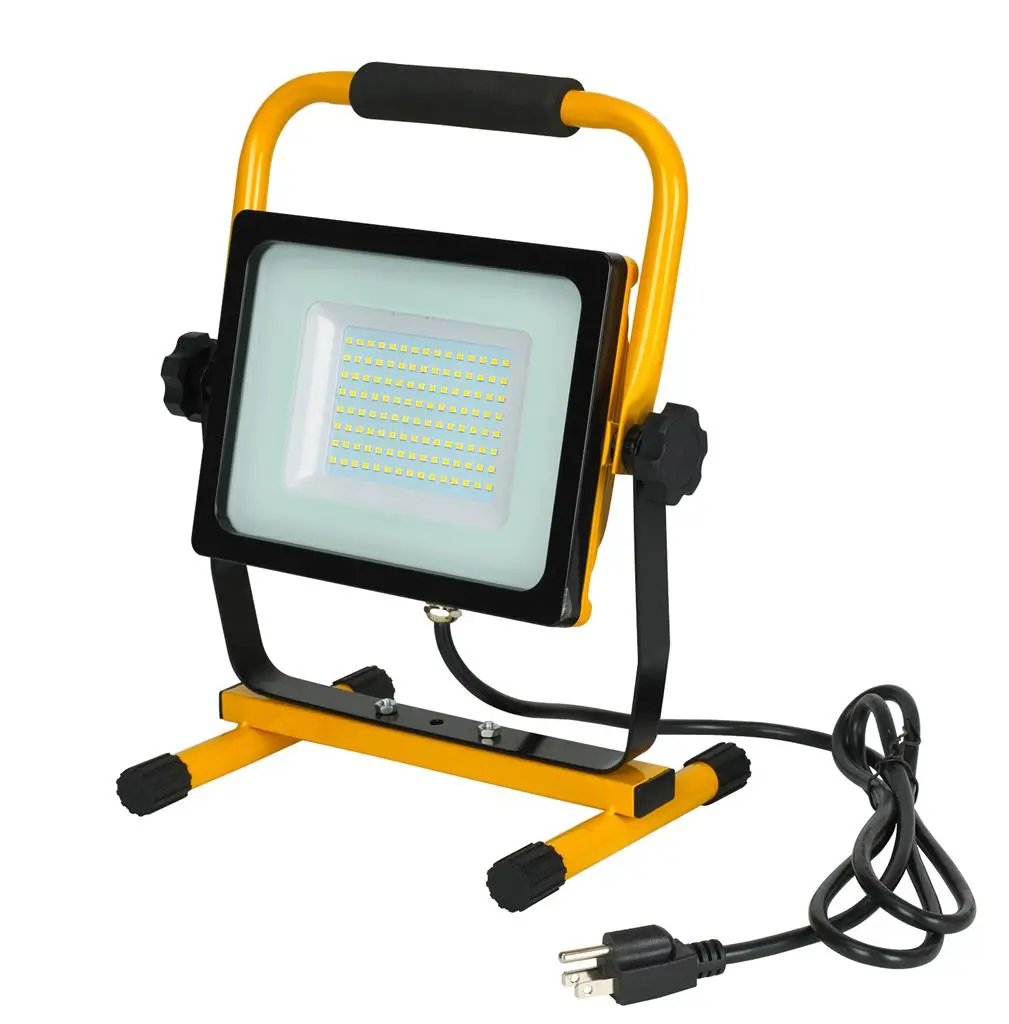 Duradrive Led 7000 Lumens 120 V Smd Worklight With Floor H-Stand 1