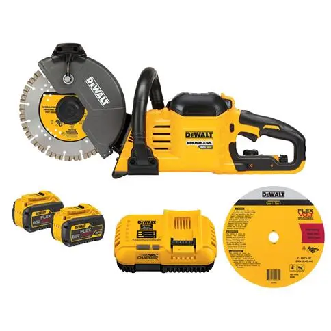 Dewalt Dcs692x2 60V Cordless Cut-Off Saw Kit (2 X 9.0 Ah) 1