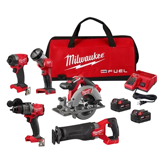 Milwaukee 3697-25 M18 Fuel 5 Tool Combo Kit 1