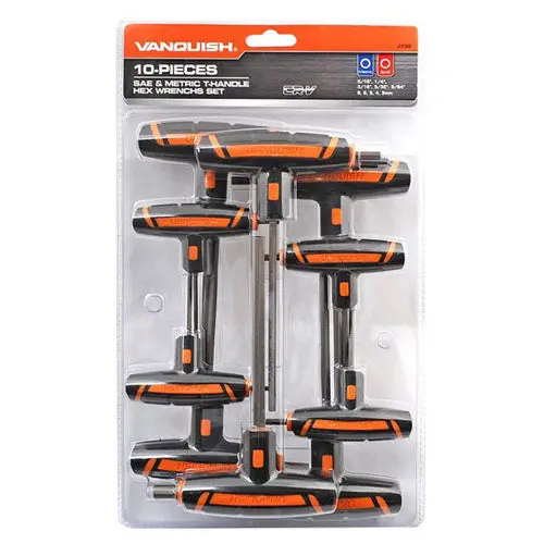 Vanquish Metric & Sae Hex Wrench Set (10-Pieces) 1