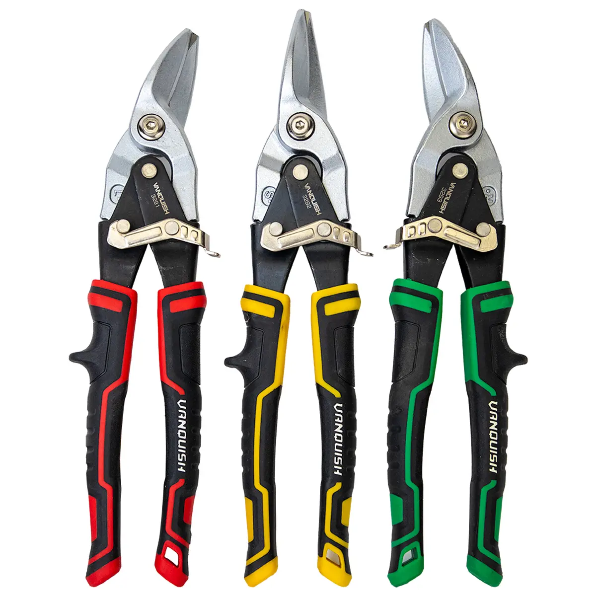 Vanquish Steel Chrome Plated Heavy Duty Aviation Snip Set 1