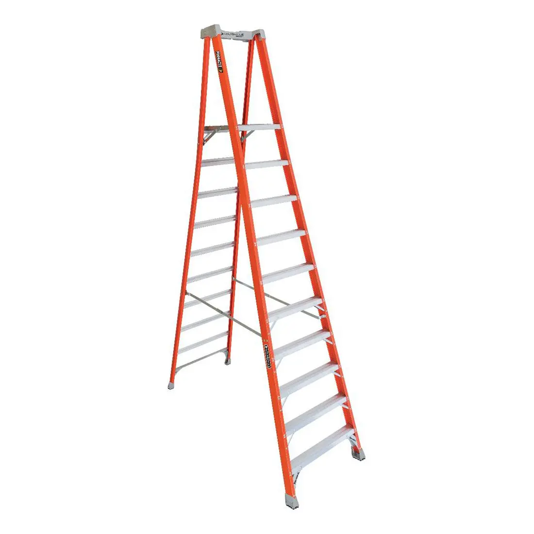 Louisville Fxp1710 10 Ft. Fiberglass Platform Ladder, 300 Lbs. Grade 1A 1