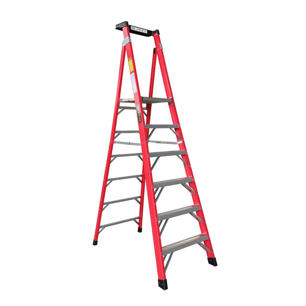 Duradrive 6' Fiberglass Platform Ladder, 300 Lbs. Grade 1A 1