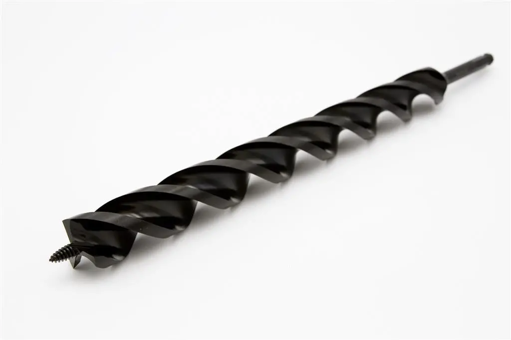 Woodowl 1-1/4 In. X 18 In. Nail Chipper Tri-Cut Auger Bit 1