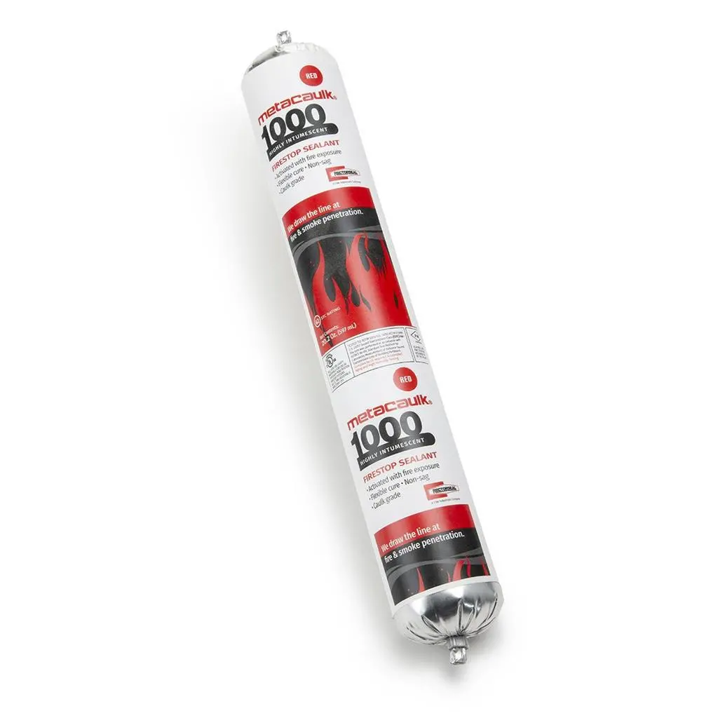 Rectorseal Metacaulk 66312 1000 20.2 Oz Foil Pack Paste Highly Intumescent Firestop Sealant 1