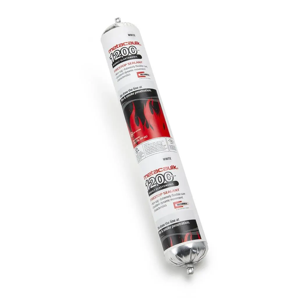 Rectorseal Metacaulk 66294 1200 20.2 Oz Foil Pack Solid Paste Firestop Sealant 1