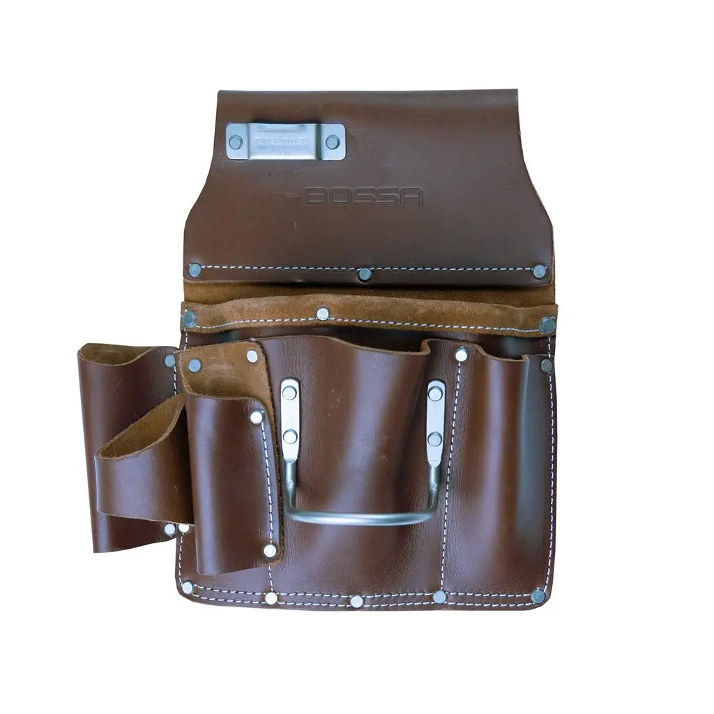 Bossa Top Grain Leather Lather And Drywall Tool Pouch 1