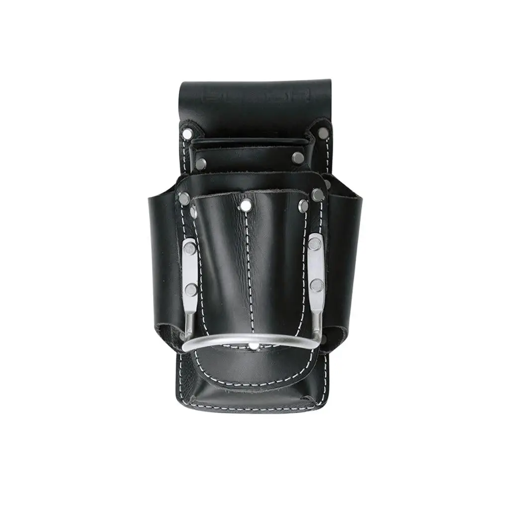 Bossa Top Grain Leather 7-In-1 Tool Holder Pouch With Hammer Loop 1
