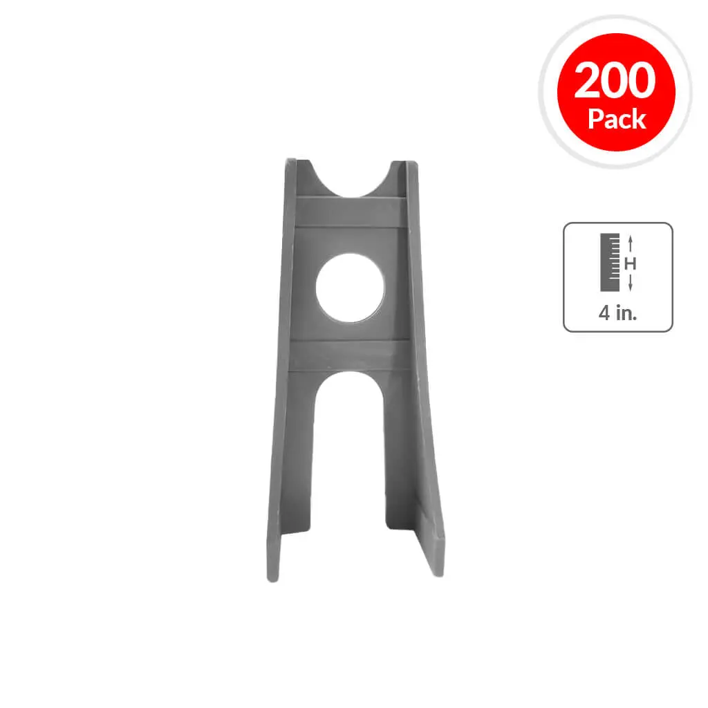 Art Mould 4-1/2 In. Plastic Rebar Linden Chair (200-Pack) 1