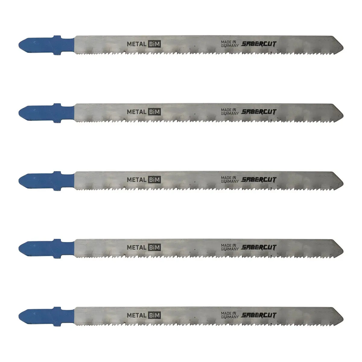 Sabercut 5-1/4 In. X 16/25Tpi T-Shank Jigsaw Blade For Thin And Medium Metals (5-Pack) 1
