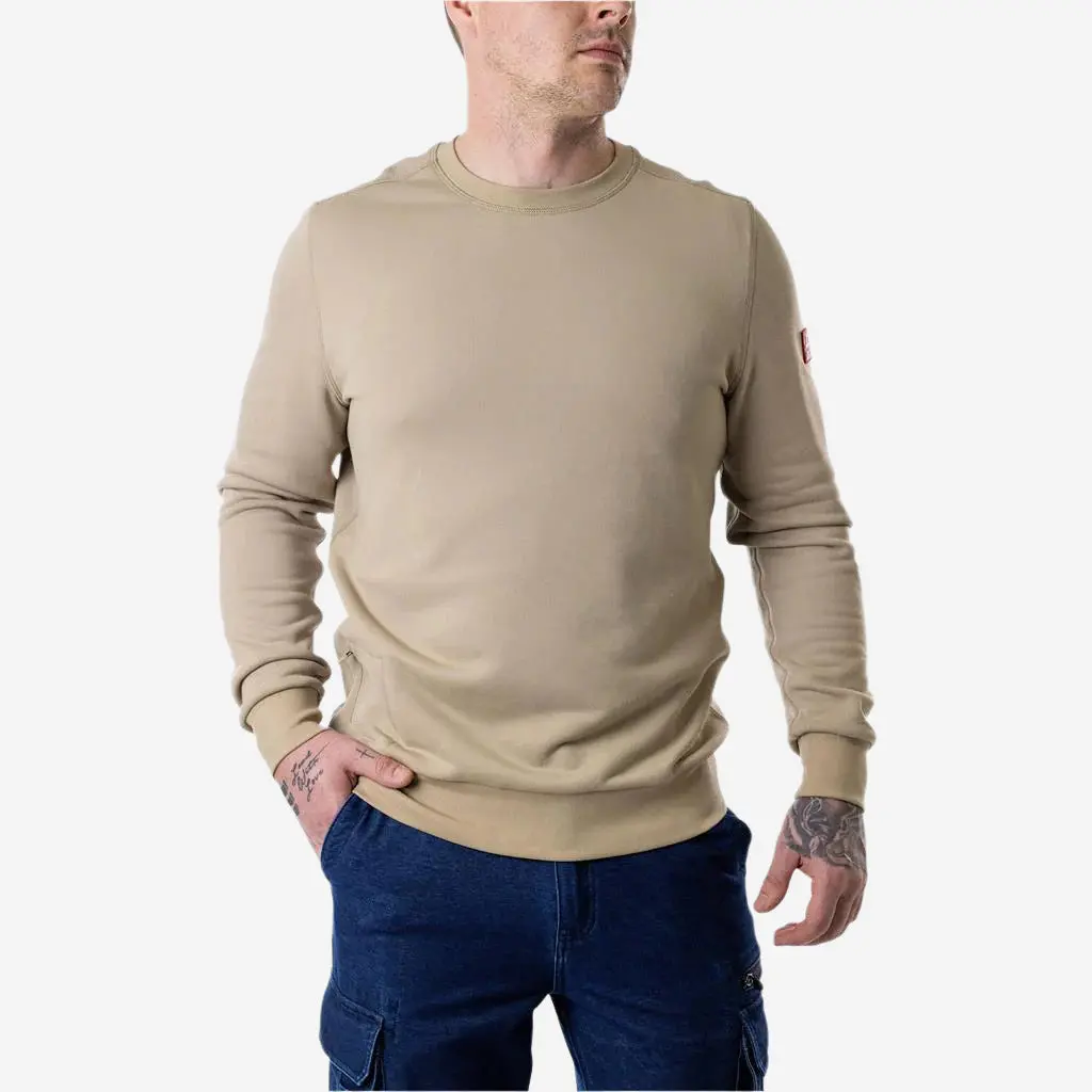 Duradrive Edge Red Label Nylon Sweatshirt with Zippered Pocket