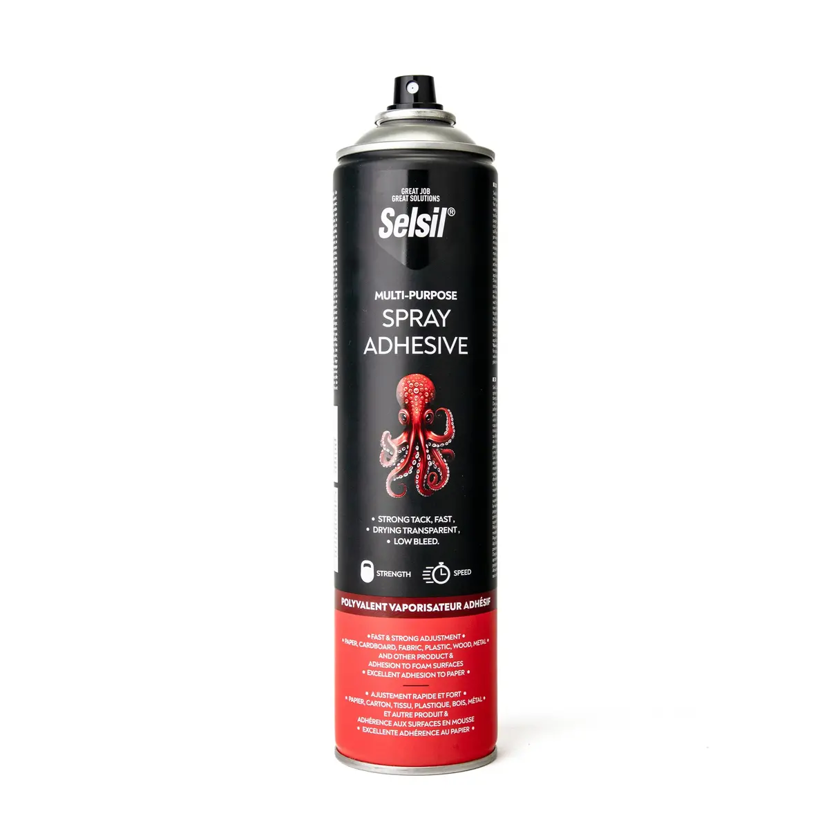 Selsil Multi-Purpose Spray Adhesive Glue 600 Ml / 20 Oz 2