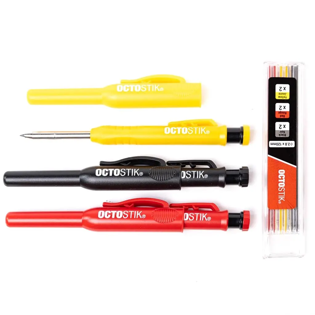Octostik Dry Automatic Pencil And Refill Bundle (3-Pack) 1