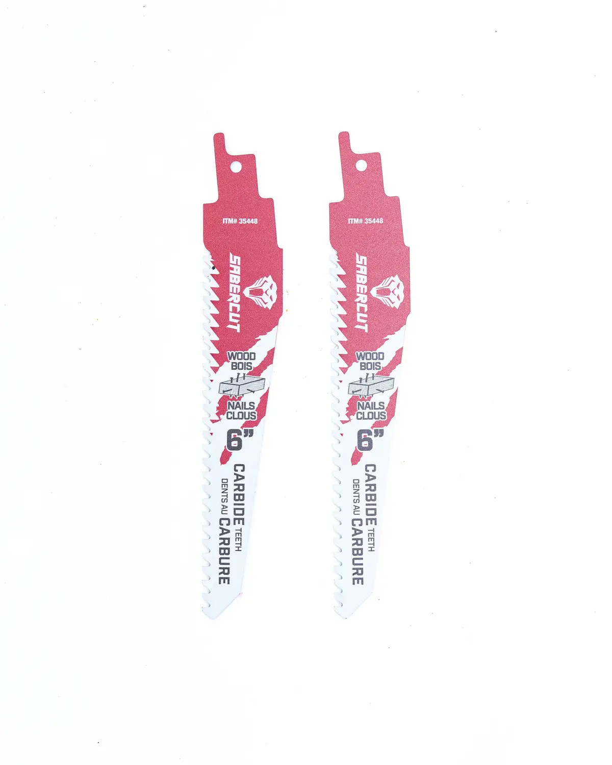 Sabercut Red Label 6 In. Wood With Nails Reciprocating Saw Blade (2-Pack) 1