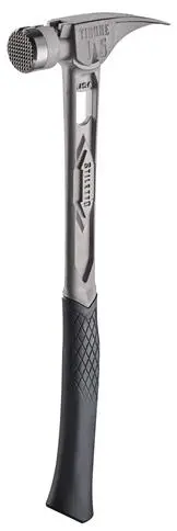 Stiletto Tib15mc 15 Oz Milled Face Curved Handle Titanium Hammer 1