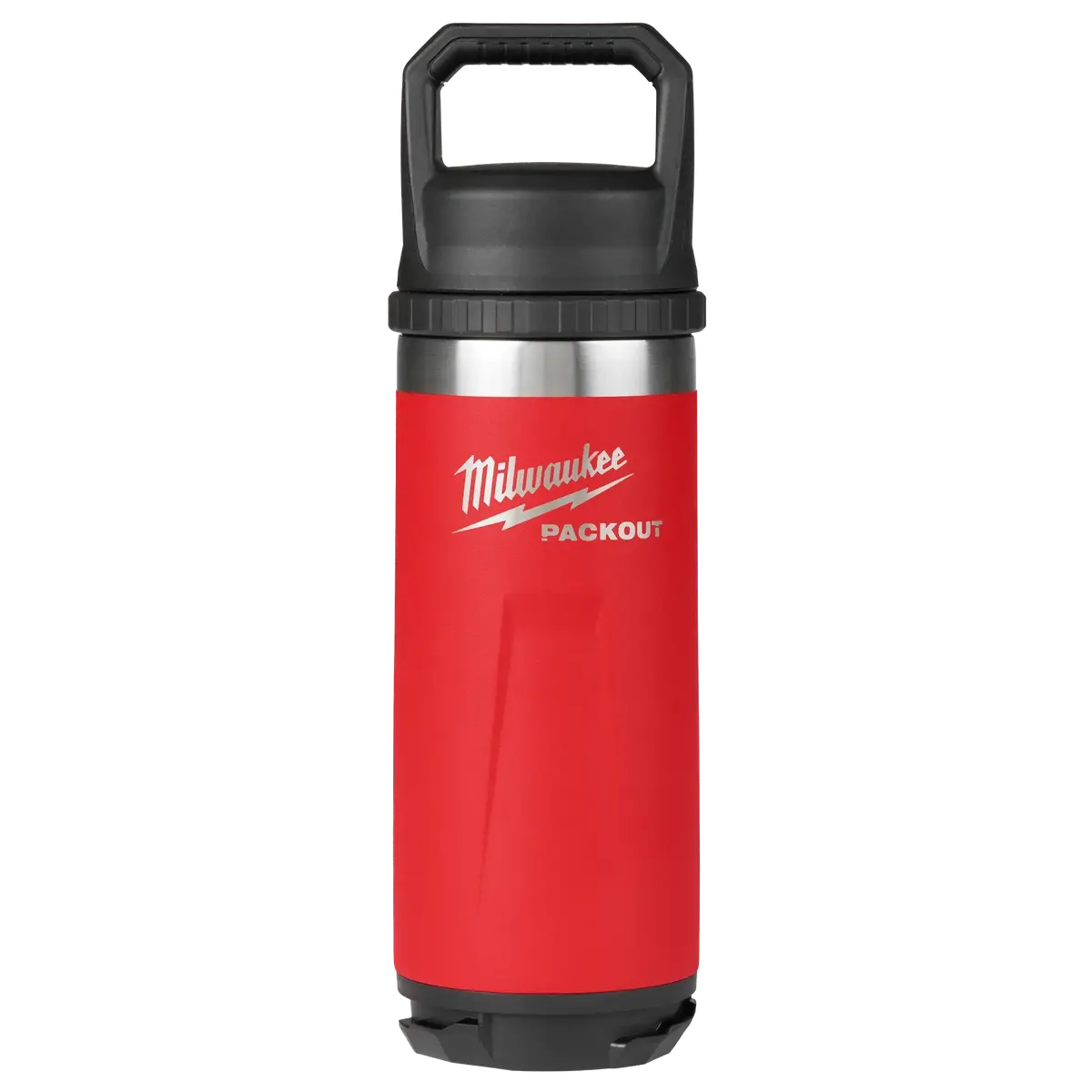 Milwaukee 48-22-8382R Packout™ 18 Oz 18/8 Stainless Steel Red Insulated Bottle With Chug Lid 1