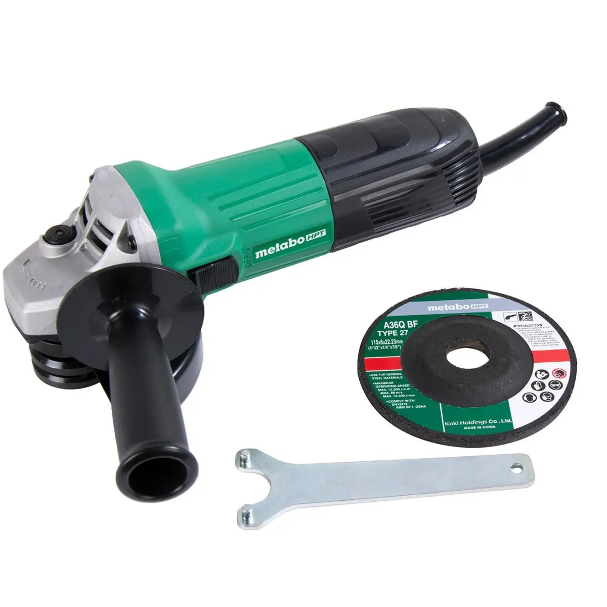 Metabo Hpt G12ss2 4-1/2 In. Corded Angle Grinder With Slide Switch 1