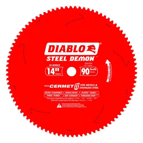 Diablo Tools D1490cf 14 In 1 In 1800 Rpm Saw Blade 1