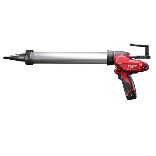 Milwaukee 2442-21 20 Oz 16-1/8 In Battery Powered Cordless Caulk And Adhesive Gun Kit 1