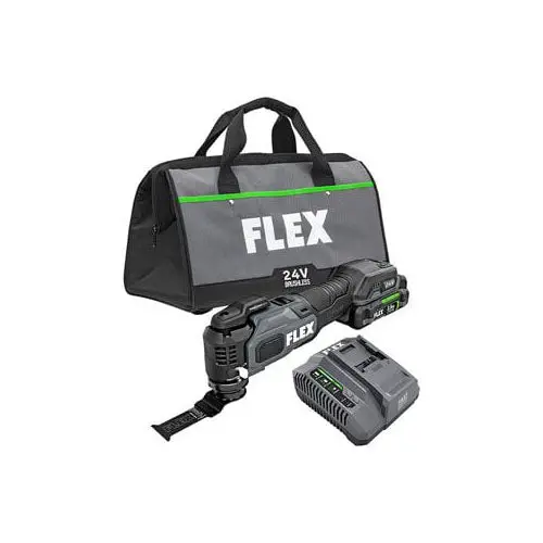 Flex Fx4111-1A 4 Deg (+/-2 Deg) Starlock Starlock Plus Starlock Max 10000-20000 Rpm Brushless Oscillating Multi-Tool Kit 1