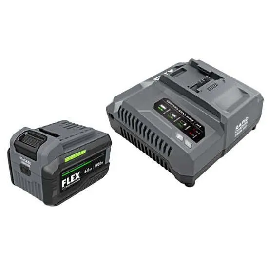 Flex Fx0421-1H 24V Stacked Lithium Starter Kit (1 X 6.0 Ah & 1 Rapid Charger) 1